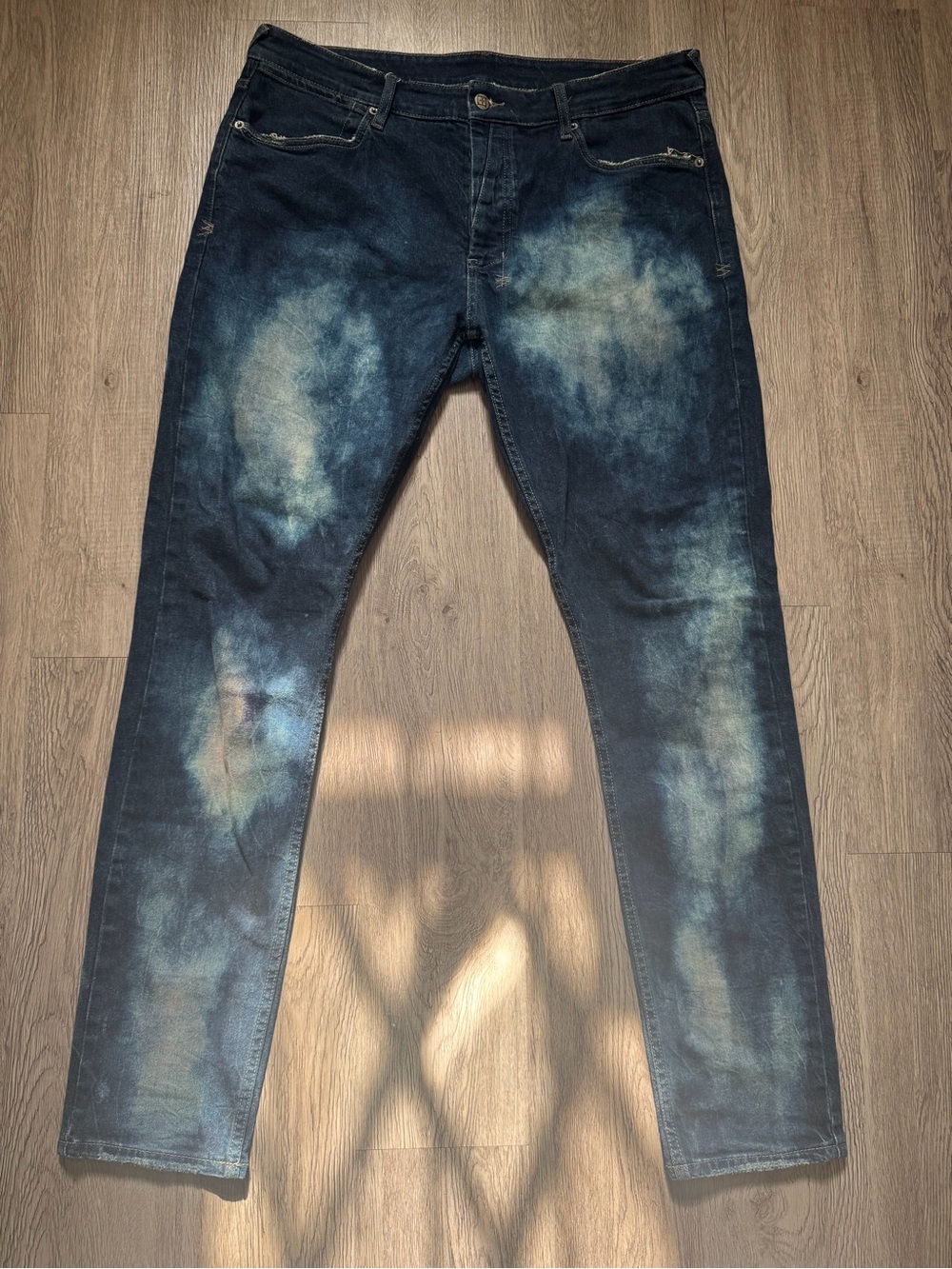 Ksubi Acid Wash Skinny Jeans (38)